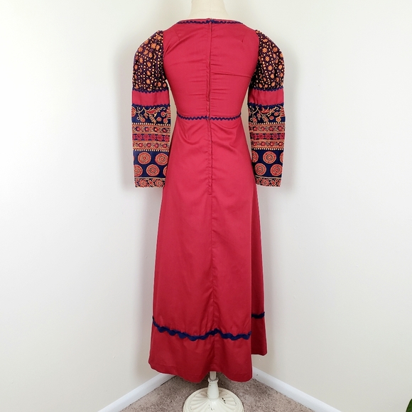 Vintage RARE 60s Black Label Gunne Sax - 1968 - maxi - size XXS/XS - Picture 9 of 13